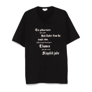 Alexander Mcqueen Oversized Black Cotton T-Shirt With Contrasting Print - NWT